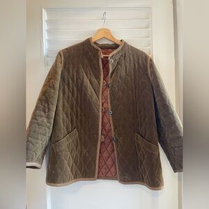 Perfect Velvet quilted jacket!!